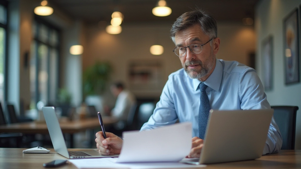 Профессиональное фото человека, подготавливающего аргументы для переговоров о заработной плате